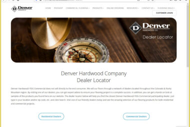 Denver Website page example