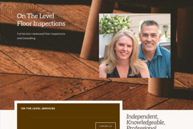 On the Level Floor Inspections Home Page screen shot